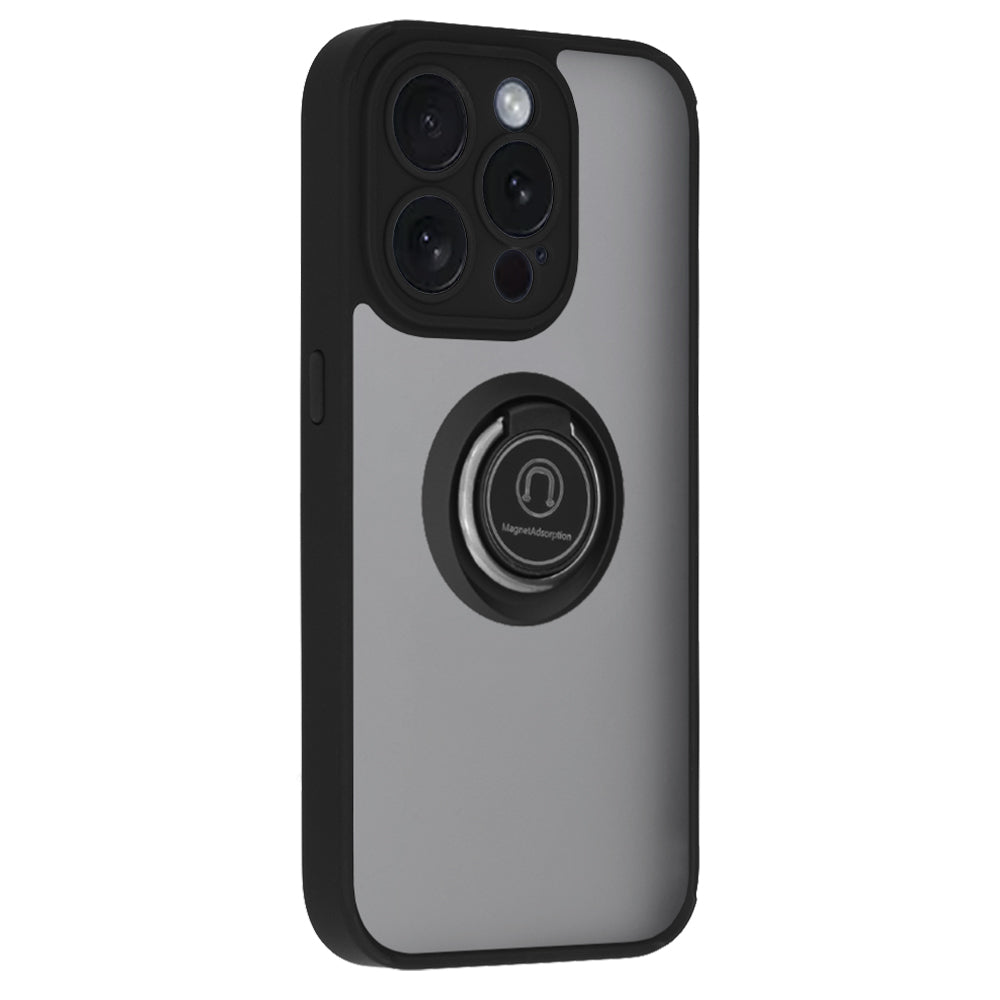 Hülle für Apple iPhone 15 Pro, Techsuit, Glinth, Schwarz