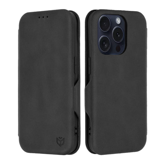 Hülle für Apple iPhone 15 Pro, Techsuit, Safe Wallet Plus, Schwarz