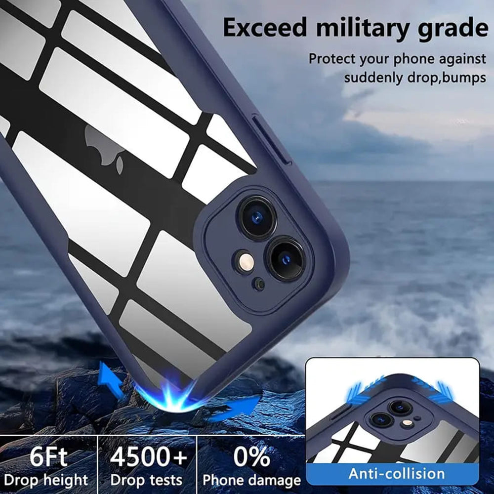 Hülle für Apple iPhone 15, Techsuit, ColorVerse 360, Schwarz