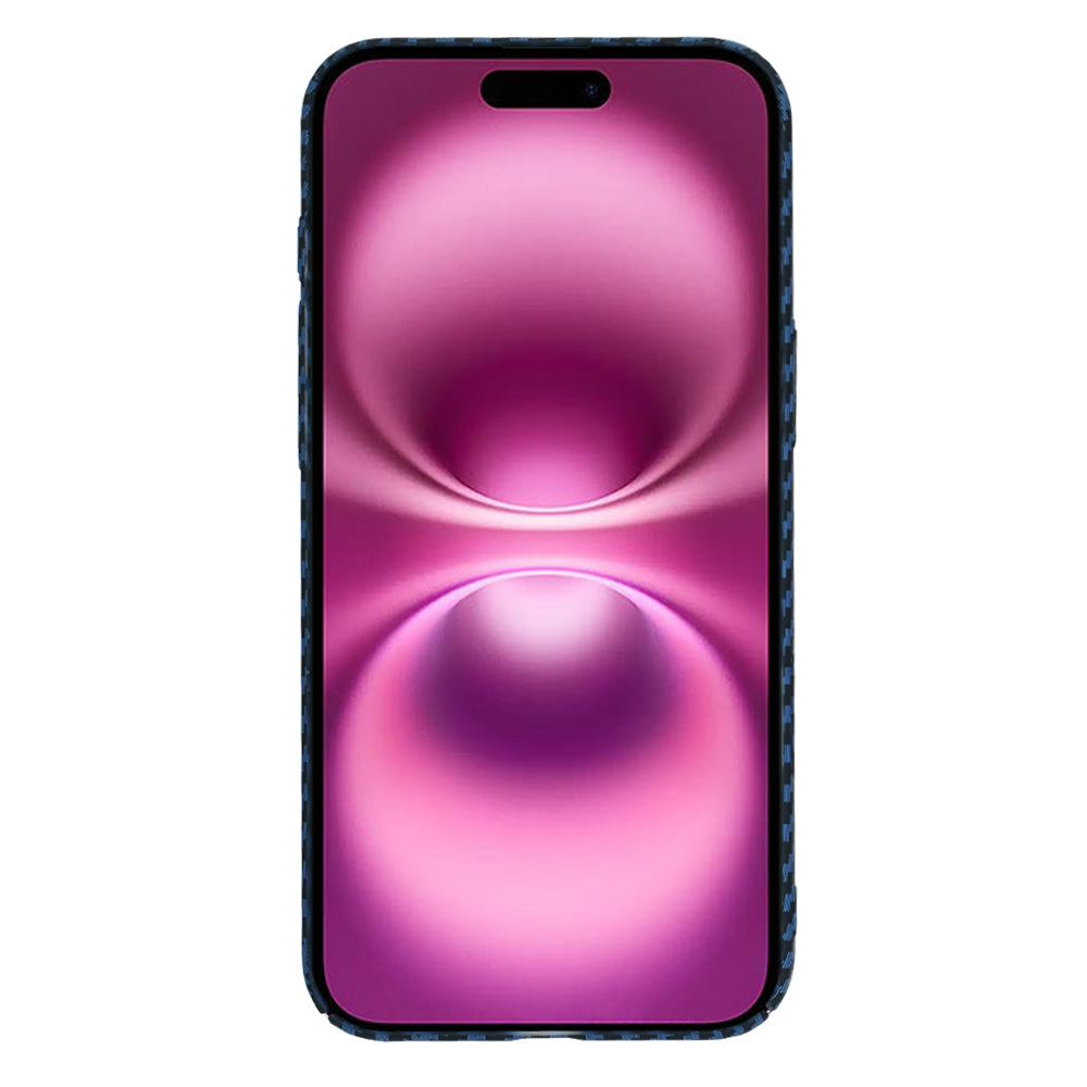 Hülle für Apple iPhone 16 Plus, Techsuit, Carbonite FiberShell, Türkis
