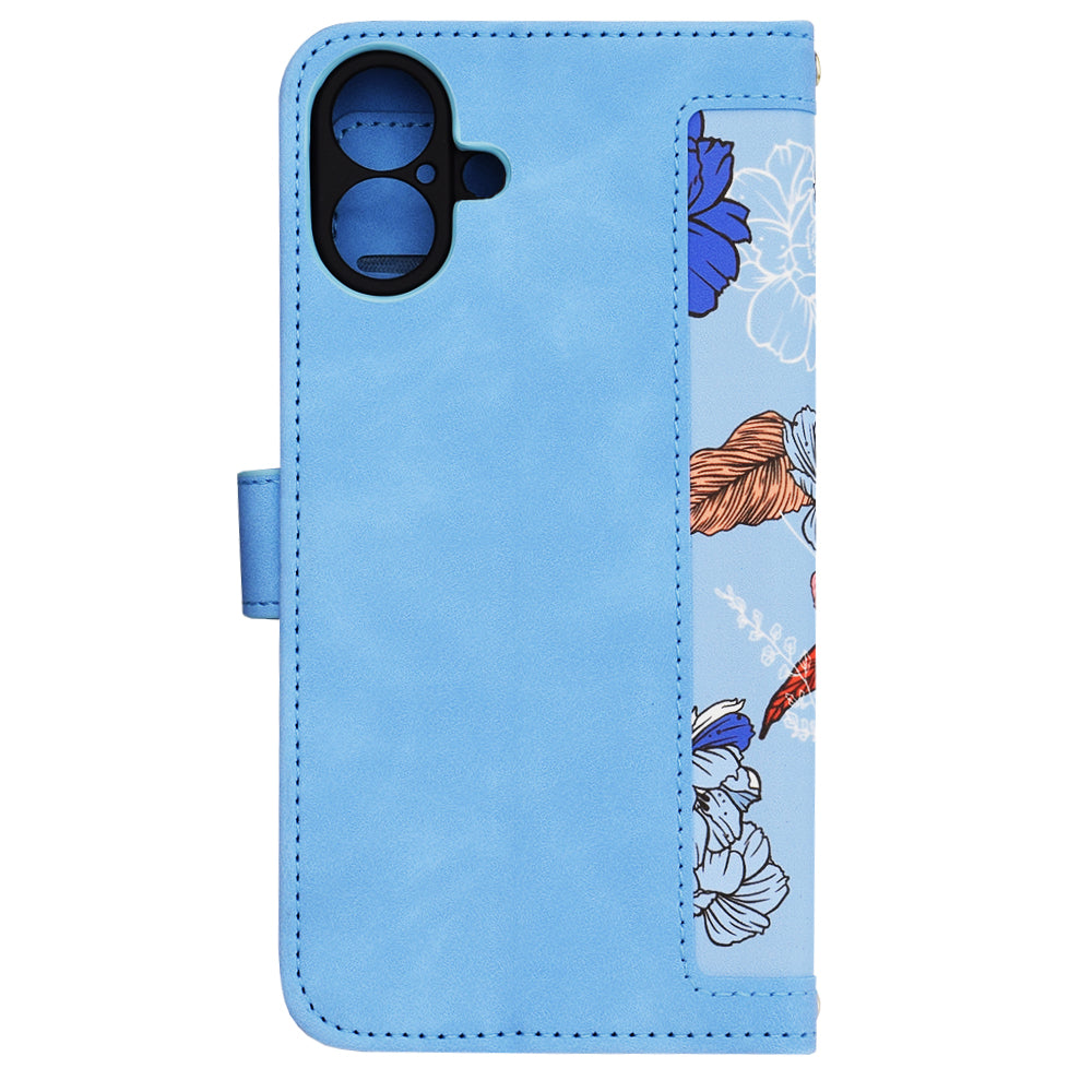Hülle für Apple iPhone 16 Plus, Techsuit, FlipCraft, Blau