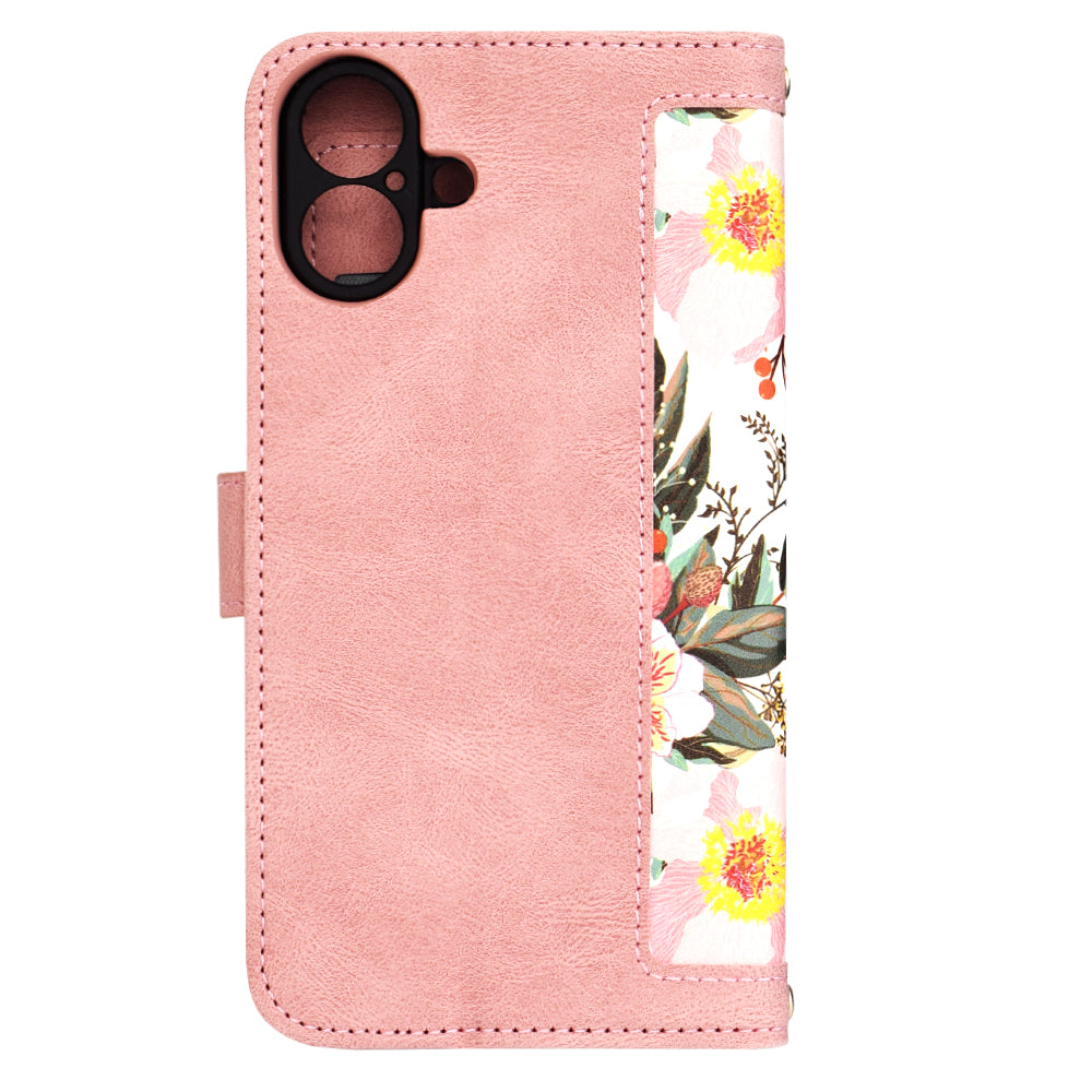 Hülle für Apple iPhone 16 Plus, Techsuit, FlipCraft, Rosa