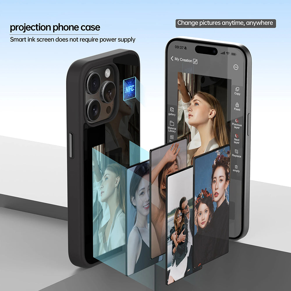 Case for Apple iPhone 16 Plus, Techsuit, SmartScreen NFC, Black