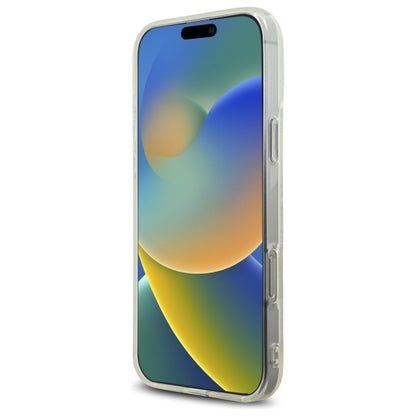 Hülle für Apple iPhone 16 Pro Max, Karl Lagerfeld, IML Rhinestones Transparentes Logo, Transparent