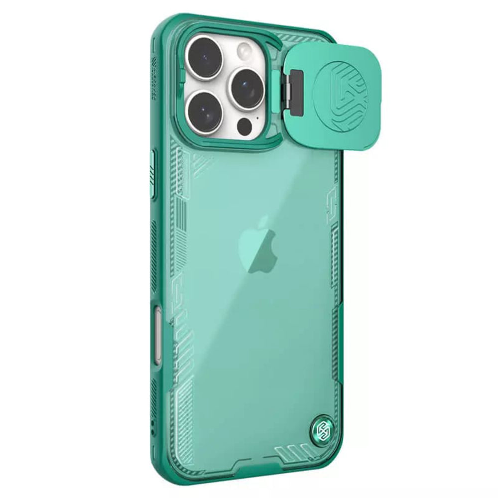 Case for Apple iPhone 16 Pro Max, Nillkin, Iceblade Prop (w/o Camera Cutout), Green