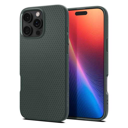 Hülle für Apple iPhone 16 Pro Max, Spigen, Liquid Air, Grün