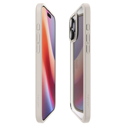Hülle für Apple iPhone 16 Pro Max, Spigen, Ultra Hybrid, Beige ACS08385