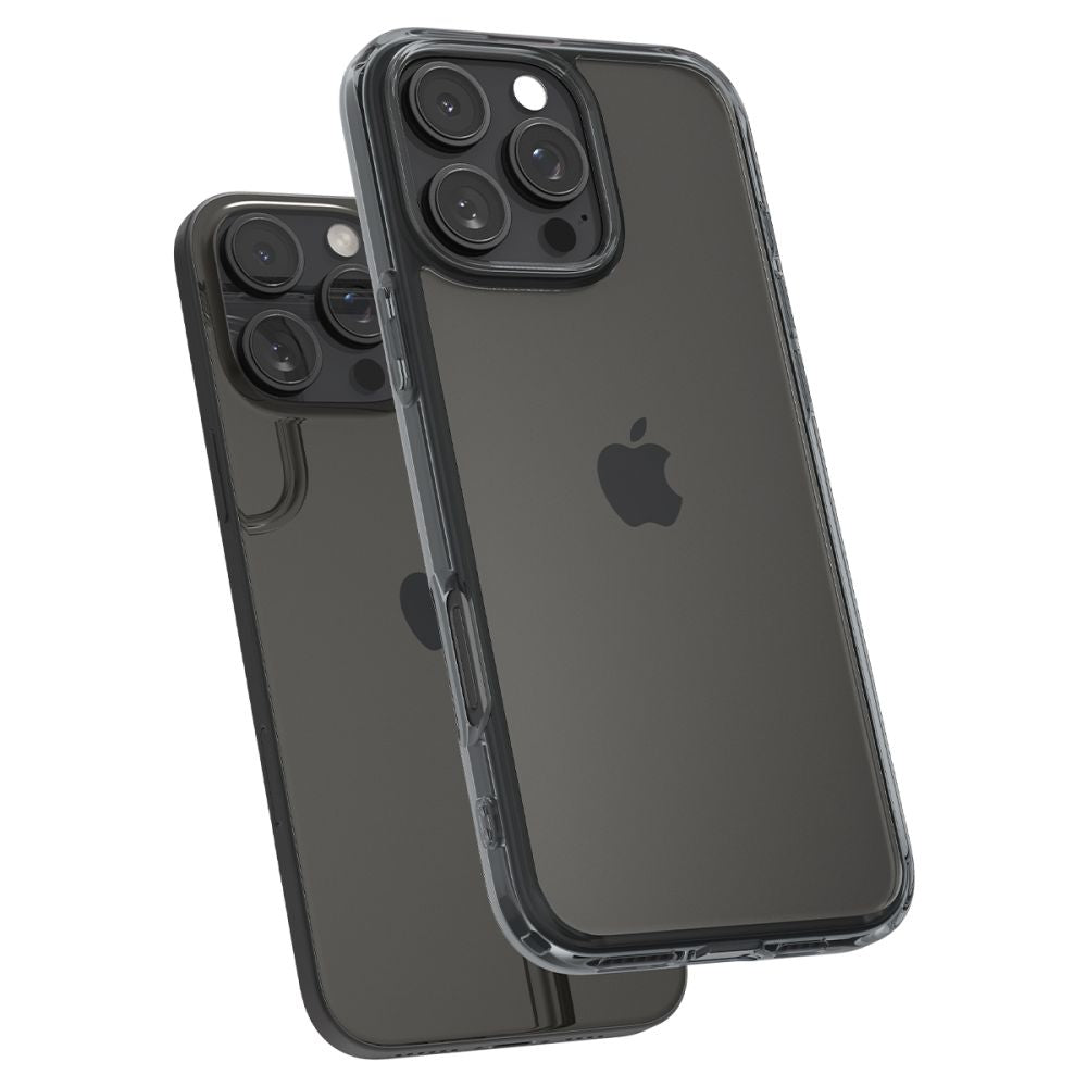 Hülle für Apple iPhone 16 Pro Max, Spigen, Ultra Hybrid, Rauchgrau ACS07994