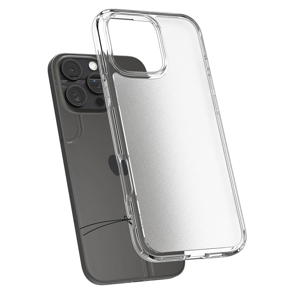 Hülle für Apple iPhone 16 Pro Max, Spigen, Ultra Hybrid, Satiniert Transparent ACS07993