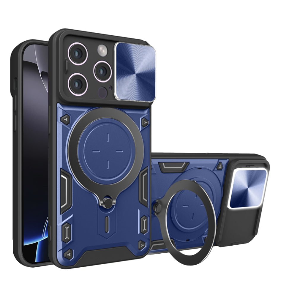 Hülle für Apple iPhone 16 Pro Max, Techsuit, CamGuard Pro, Blau
