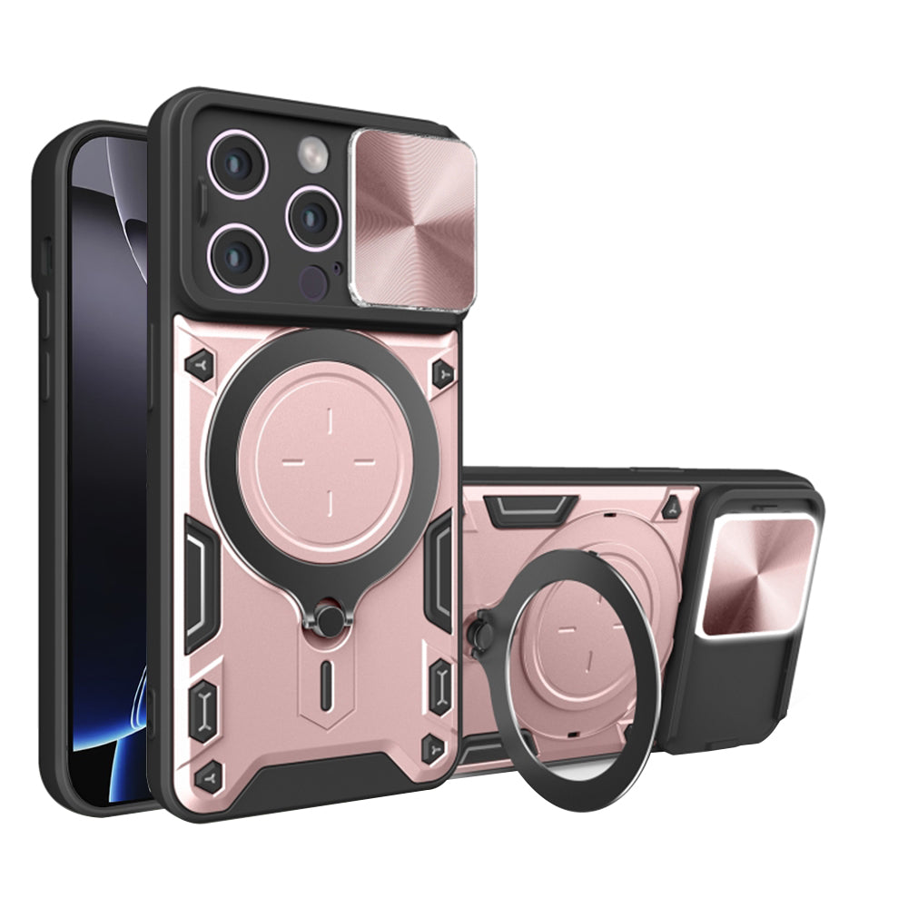 Hülle für Apple iPhone 16 Pro Max, Techsuit, CamGuard Pro, Roségold