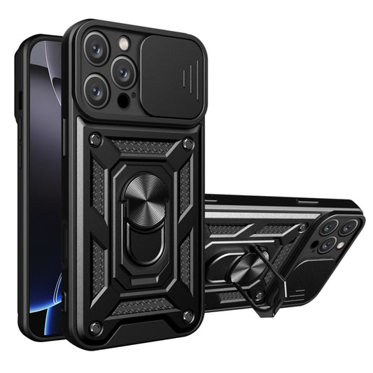 Hülle für Apple iPhone 16 Pro Max, Techsuit, CamShield, Schwarz