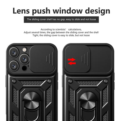 Case for Apple iPhone 16 Pro Max, Techsuit, CamShield, Black