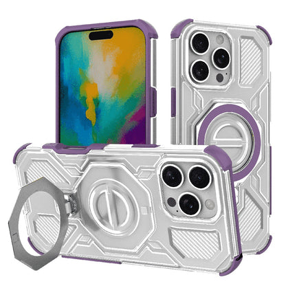 Hülle für Apple iPhone 16 Pro Max, Techsuit, Carbon Shield Pro, Lila