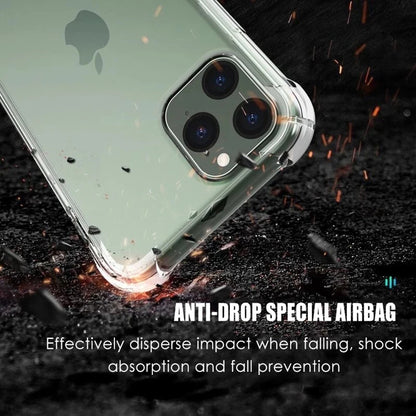 Hülle für Apple iPhone 16 Pro Max, Techsuit, stoßfest transparent (großes Linsenloch), transparent