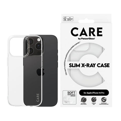 Hülle für Apple iPhone 16 Pro, PanzerGlass, Care Fashionable, Transparent