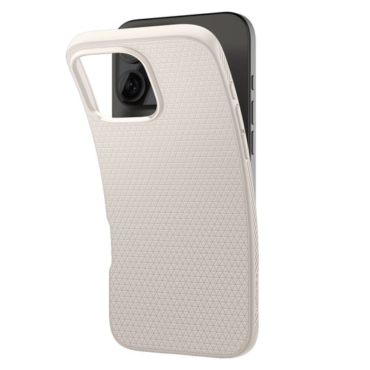 Hülle für Apple iPhone 16 Pro, Spigen, Liquid Air, Beige ACS08120