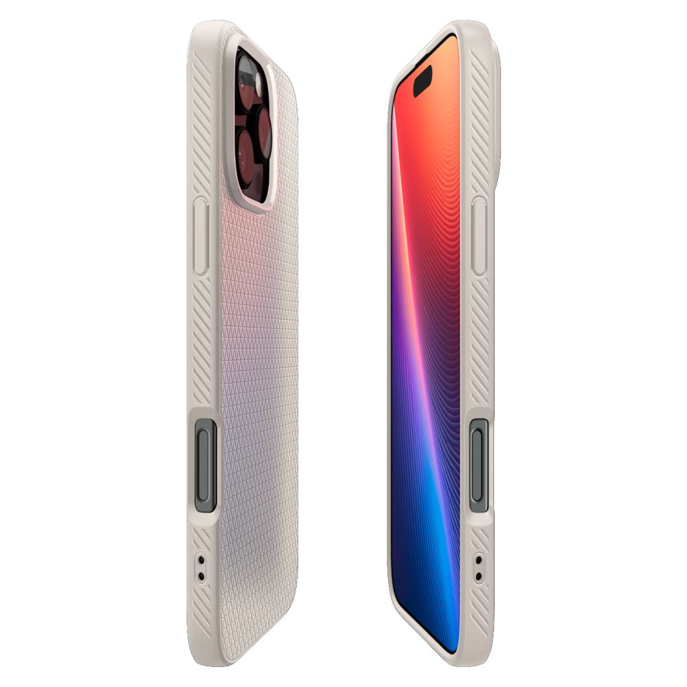 Hülle für Apple iPhone 16 Pro, Spigen, Liquid Air, Beige ACS08120