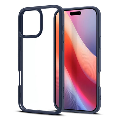 Hülle für Apple iPhone 16 Pro, Spigen, Ultra Hybrid, Marineblau ACS08126