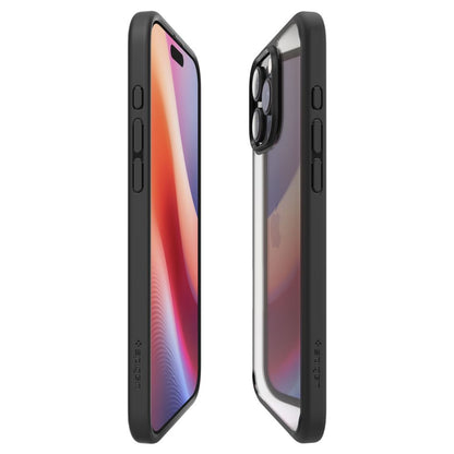 Hülle für Apple iPhone 16 Pro, Spigen, Ultra Hybrid, Mattschwarz