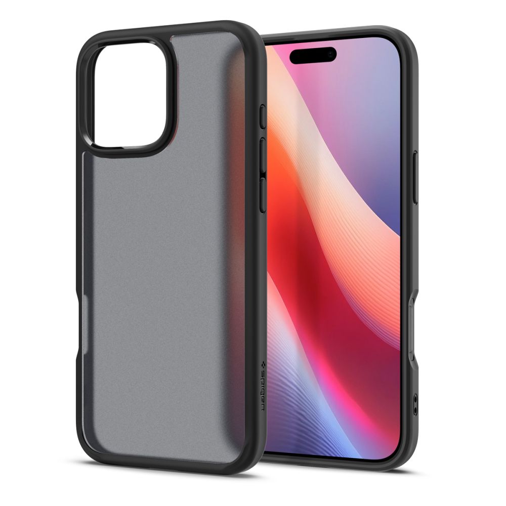 Case for Apple iPhone 16 Pro, Spigen, Ultra Hybrid, Matte Black ACS08124