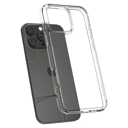Hülle für Apple iPhone 16 Pro, Spigen, Ultra Hybrid, Transparent ACS08121