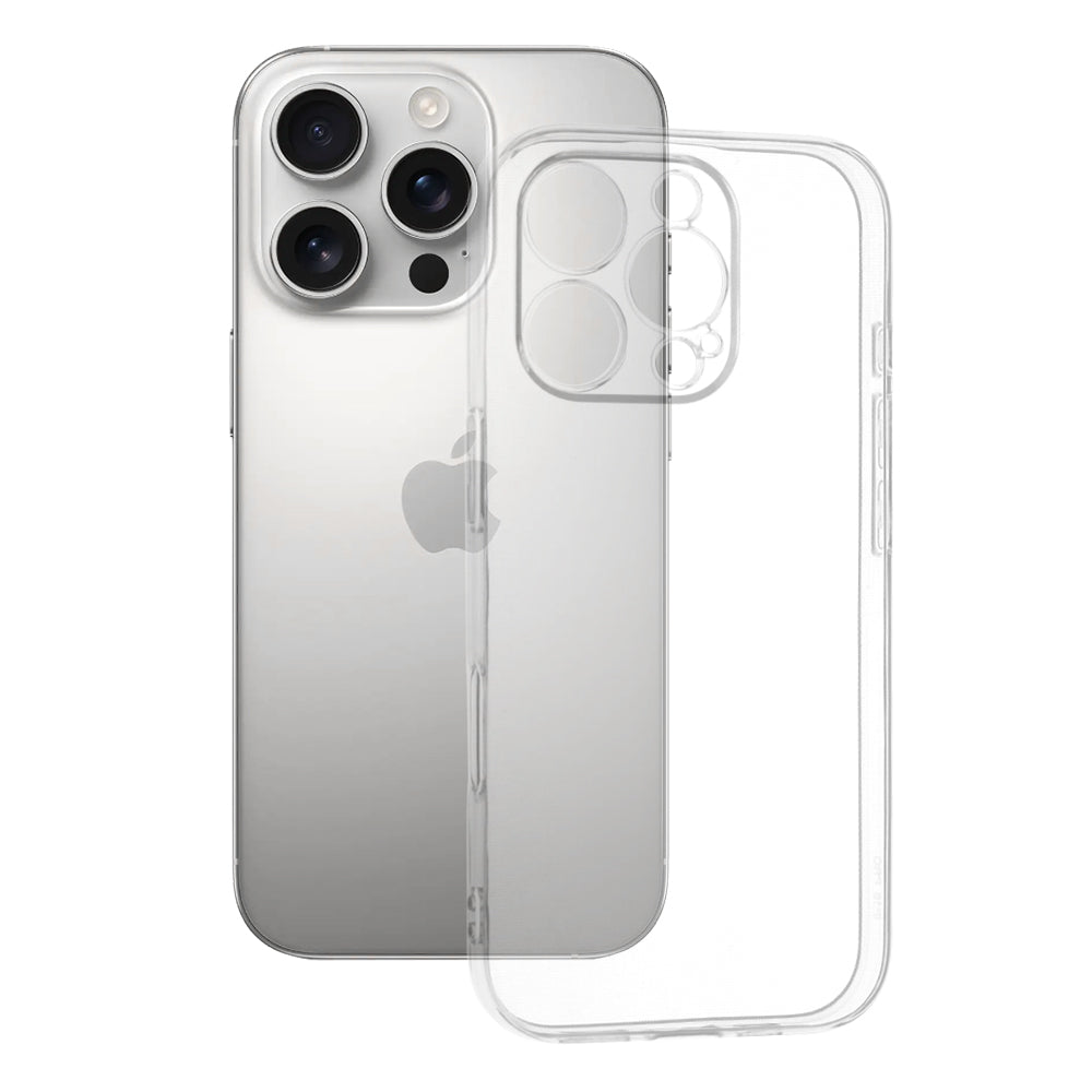 Case for Apple iPhone 16 Pro, Techsuit, Clear, Transparent