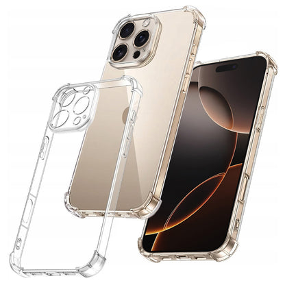 Hülle für Apple iPhone 16 Pro, Techsuit, stoßfest klar, transparent