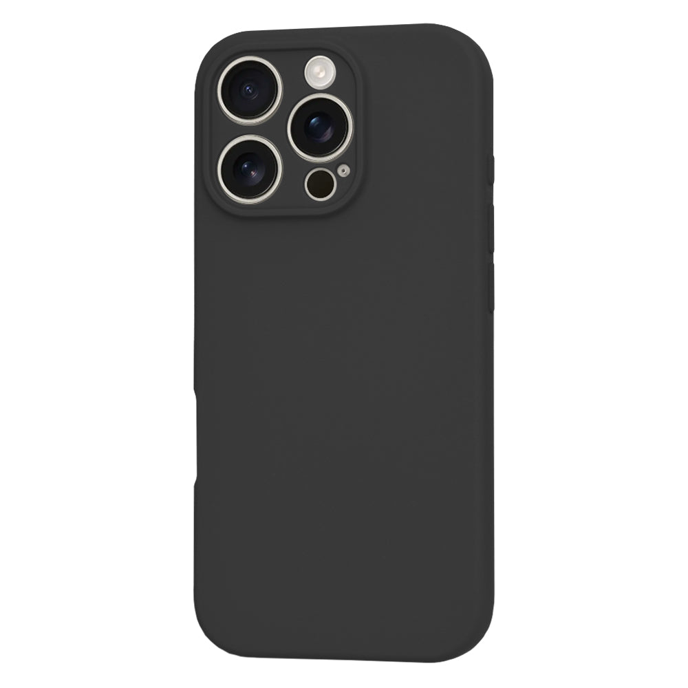 Hülle für Apple iPhone 16 Pro, Techsuit, SoftFlex, Schwarz