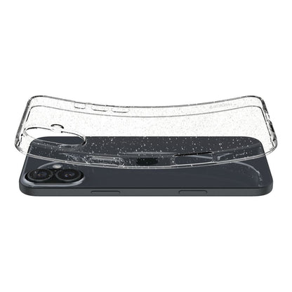 Hülle für Apple iPhone 16, Spigen, Liquid Crystal Glitter, Transparent ACS08192