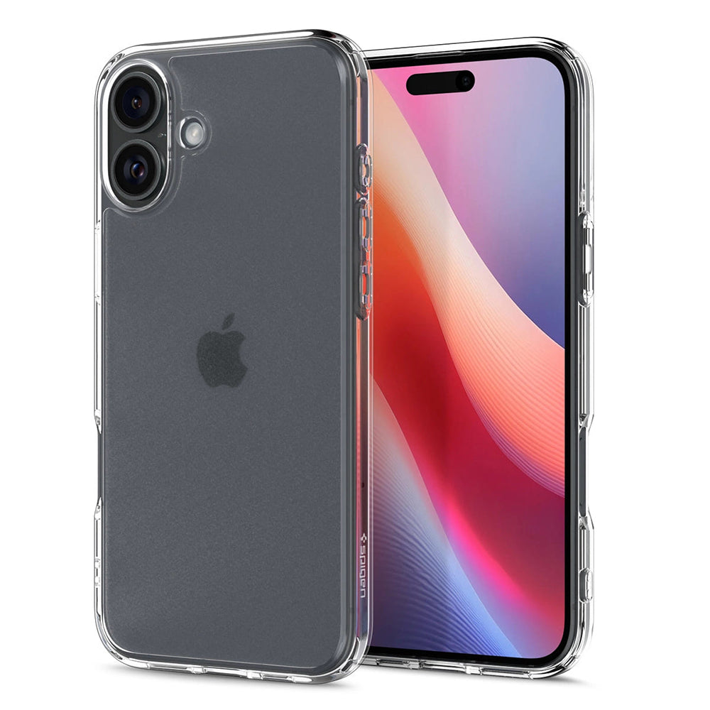 Hülle für Apple iPhone 16, Spigen, Ultra Hybrid, Satiniert Transparent
