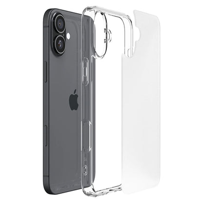 Hülle für Apple iPhone 16, Spigen, Ultra Hybrid, Satiniert Transparent