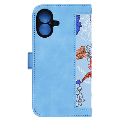 Hülle für Apple iPhone 16, Techsuit, FlipCraft, Blau