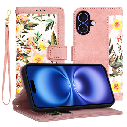Hülle für Apple iPhone 16, Techsuit, FlipCraft, Rosa
