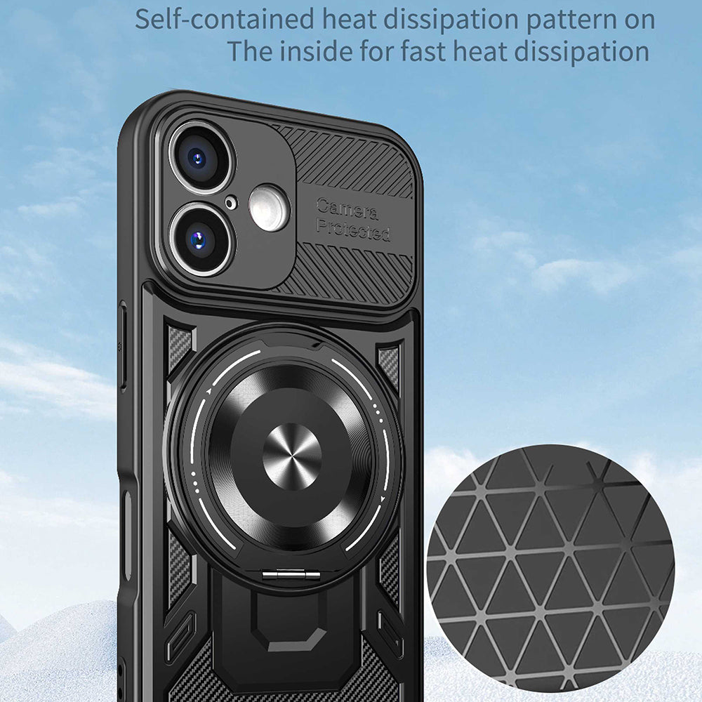 Case for Apple iPhone 16, Techsuit, RuggedCam, Blue