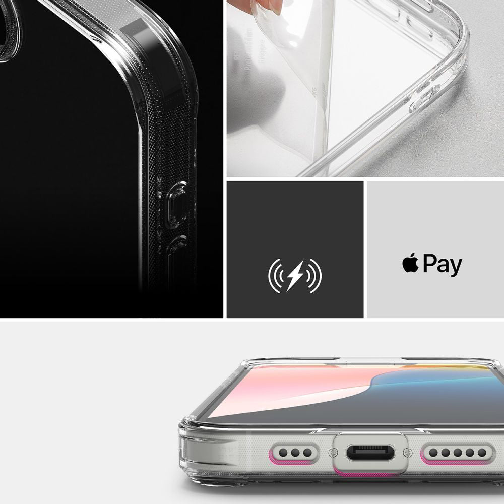 Case for Apple iPhone 17e / 16e, Ringke, Fusion, Transparent