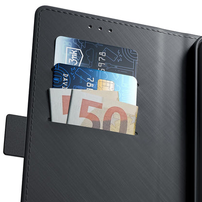 Hülle für Apple iPhone 17 Air, 3MK, Wallet, Schwarz