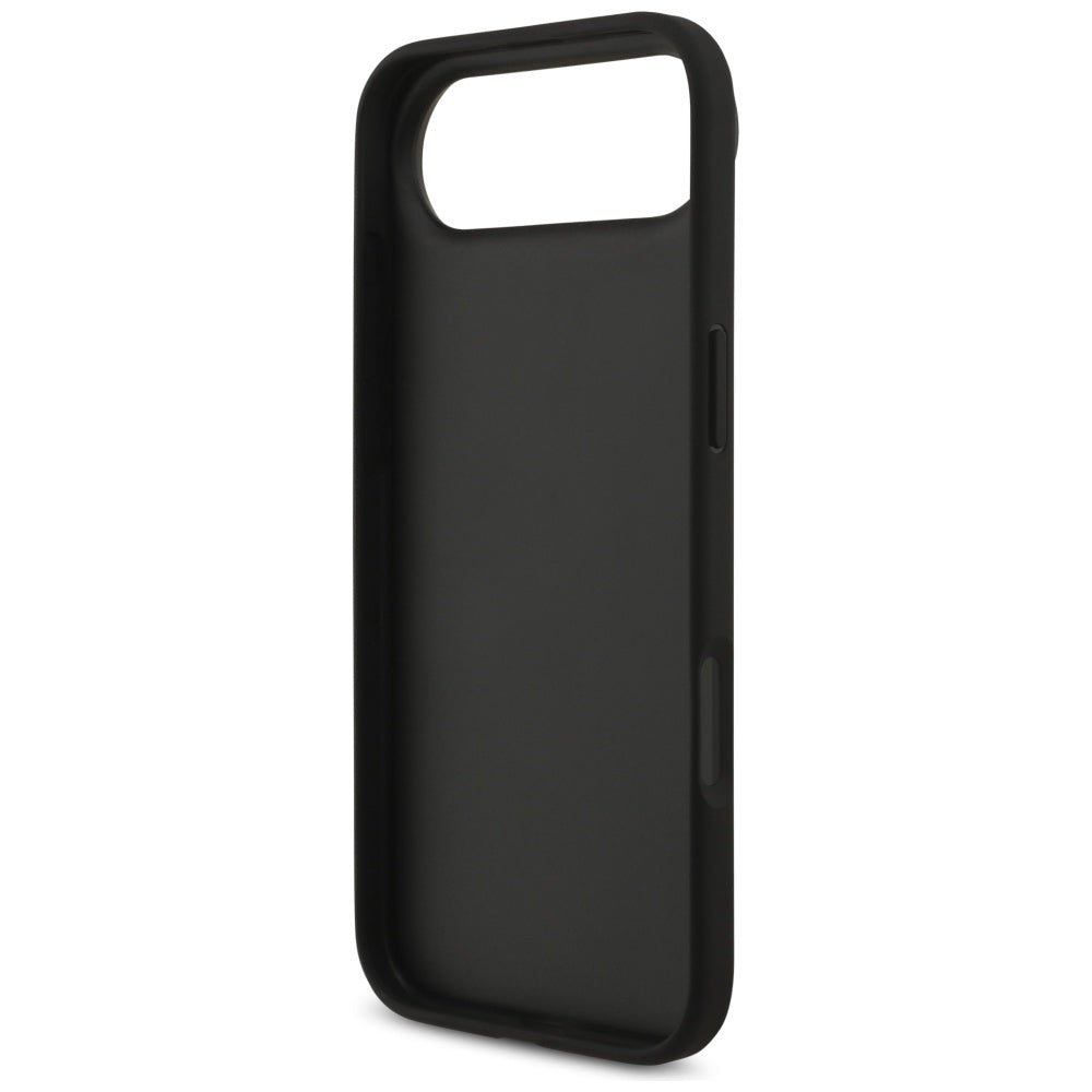 Hülle für Apple iPhone 17 Air, Guess, 4G Grained Big and Classic Logo, Schwarz