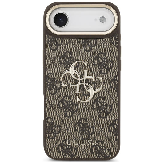 Hülle für Apple iPhone 17 Air, Guess, Big 4G Logo Classic, Goldenes Braun
