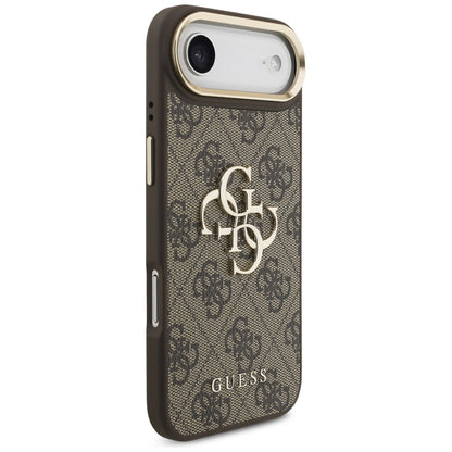 Hülle für Apple iPhone 17 Air, Guess, Big 4G Logo Classic, Goldenes Braun