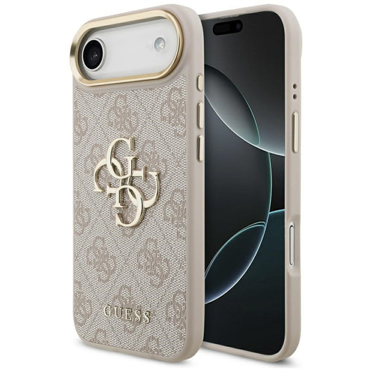 Hülle für Apple iPhone 17 Air, Guess, Big 4G Logo Classic, Roségold