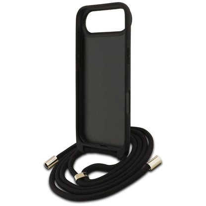 Case for Apple iPhone 17 Air, Guess, Crossbody Cord 4G Big Logo, Brown