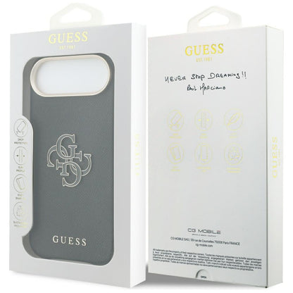 Case for Apple iPhone 17 Air, Guess, Resin Logo, Black