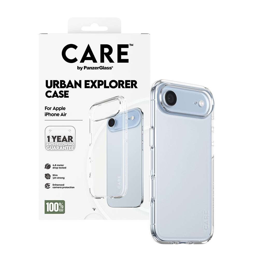 Case for Apple iPhone 17 Air, PanzerGlass, Urban Explorer Care, Transparent