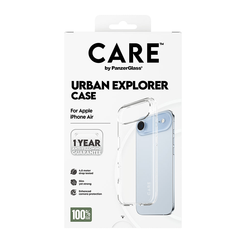 Case for Apple iPhone 17 Air, PanzerGlass, Urban Explorer Care, Transparent