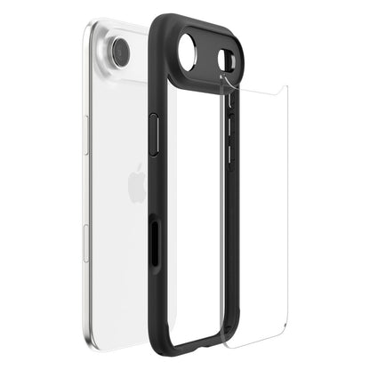 Hülle für Apple iPhone 17 Air, Spigen, Ultra Hybrid, Mattschwarz