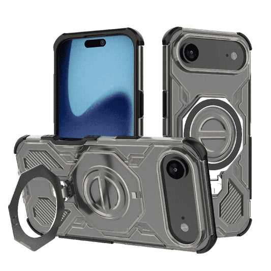 Case for Apple iPhone 17 Air, Techsuit, Carbon Shield Pro, Light Black
