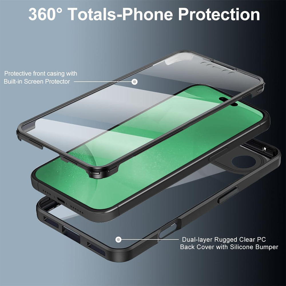 Case for Apple iPhone 17 Air, Techsuit, ColorVerse 360, Black