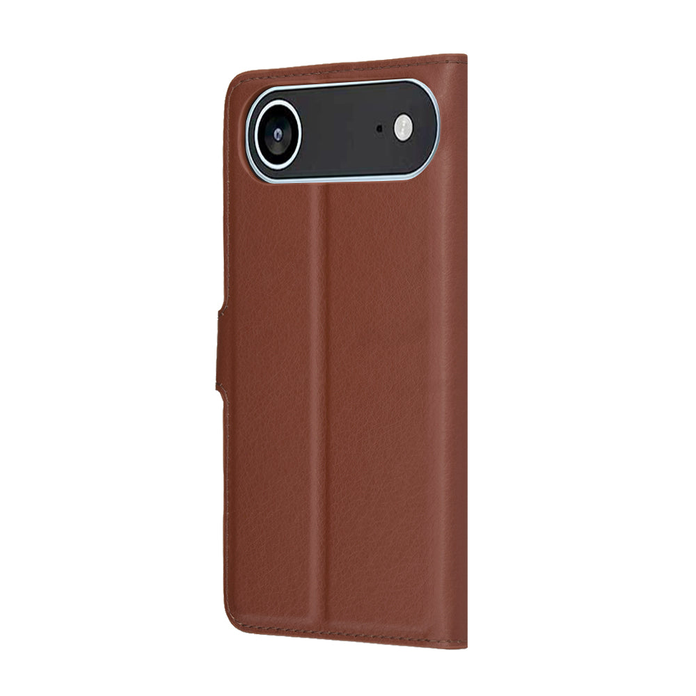 Case for Apple iPhone 17 Air, Techsuit, Leather Folio, Brown