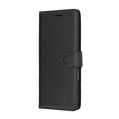 Case for Apple iPhone 17 Air, Techsuit, Leather Folio, Black